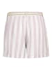 Eight2Nine Gemusterte Stoffshorts Zierschleife Bund in Rosa