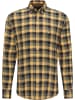 FYNCH-HATTON Casual-Fit Karohemd in Mustard check