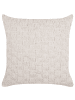 Beliani Dekokissen BASALIM in Beige/Rosa - (W) 45 x (H) 12 x (L) 45 cm