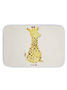 Mr. & Mrs. Panda Bad Fußmatte Giraffe Zufrieden ohne Spruch in Weiß