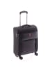 Gladiator 3700 4 Rollen Kabinentrolley 55 cm mit Dehnfalte black