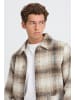 CASUAL FRIDAY Moderne Übergangsjacke Karomuster Langarm in Natur