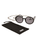 Urban Classics Urban Classics Unisex Sunglasses Cannes with Chain in black
