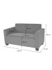 MCW 2er Sofa Moncalieri, Braun
