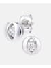 Diamant L'éternel Ohrstecker aus 375 Weißgold mit Diamant