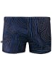 GUGGEN MOUNTAIN Badehose Linien in Blau