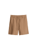 Marc O'Polo Leinenshorts wide in Burnt Brown