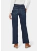 GOLDNER Jeans Klassische Denimhose, dezente Waschung in dunkelblau
