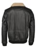 TOP GUN Lederjacke TG20193144 in schwarz