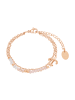 S. Oliver Jewel Armband Edelstahl, IP Rose in Apricot