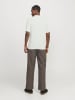 Jack & Jones Gestricktes Polo in Cloud Dancer