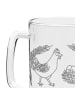 Mr. & Mrs. Panda Gravur Bierkrug Huhn Stolz ohne Spruch in Transparent