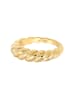 Elli Ring 925 Sterling Silber Twisted in Gold