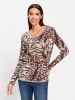 Heine Langarmshirt in beige-orange