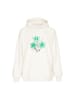 IZIA Women Hoodie in White