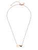 PURELEI Kette Letter Heart Rosegold