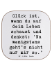 Mr. & Mrs. Panda Tisch-Untersetzer Spruch Glück GemeinMensch mit Sp... in Weiß