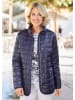 GOLDNER Leichte Steppjacke mit Kapuze, 71cm in marine