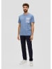 s.Oliver BLACK LABEL T-Shirt kurzarm in Blau