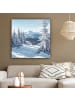 MuchoWow Leinwand Bilder Schneelandschaft