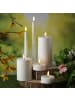 MARELIDA LED Kerze für Innen/Außen Outdoorkerze H: 12,5cm in weiß