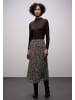 Street One Kleid mit Leo-Rock in Braun