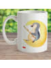 Mr. & Mrs. Panda Tasse Pinguin Mond ohne Spruch in Weiß