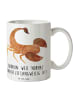 Mr. & Mrs. Panda Tasse Skorpion Unikat mit Spruch in Weiß