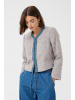 CULTURE Jacke CUpana Classic fit in Blue/Brown Check