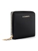 Lazarotti Bologna Leather Medium Zip-Around Geldbörse Leder 10 cm in black