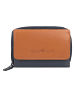 Greenburry Nappa Geldbörse RFID Schutz Leder 11 cm grey-tan