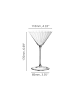 Spiegelau 12er Set Martinigläser Lifestyle in 220 ml in transparent