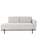 Beliani Chaiselongue SAVASSE in Grau/Schwarz - (W) 170 x (H) 78 x (L) 85 cm