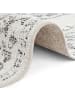 NORTHRUGS In- & Outdoor Teppich Tilos Creme Grau Anthrazit