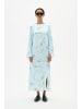 InWear Kleid CassIW Feminine Form in Dusty Aqua Mysterious Flower