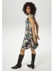 Aniston CASUAL Sommerkleid in schwarz-gelb