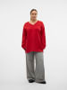 Vero Moda Strickpullover in Salsa