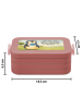 Mr. & Mrs. Panda MEPAL Bentobox Pinguin Lolli Design mit Spruch in Rot Pastell