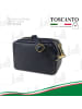 Toscanto Leder Umhängetasche Toscanto Tasche blau ca. 22cm