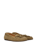 Isabel Marant Braun Leder Slip-On Loafer