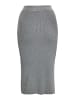 NAEMI Damen Rock in GRAU MELANGE