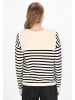 DreiMaster Women Sweater in offwhite black