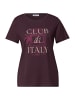Street One T-Shirt in aubergine