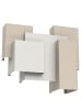 Licht-Erlebnisse Wandlampe (B)36 x (H)32 cm in Beige Hellgrau