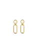 Ti Sento Milano Ohrringe The Rectangular Link in gold