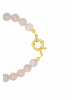 Gemshine Armband ROSENQUARZ in gold coloured