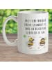 Mr. & Mrs. Panda Kinderpott Hummeln Kleeblatt mit Spruch in Weiß