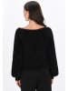 Usha Women Sweater in black