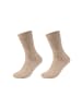 camano Socken 2er Pack warm & cozy in sepia tint