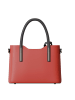 Kmisso Henkeltasche in Rosso/Nero